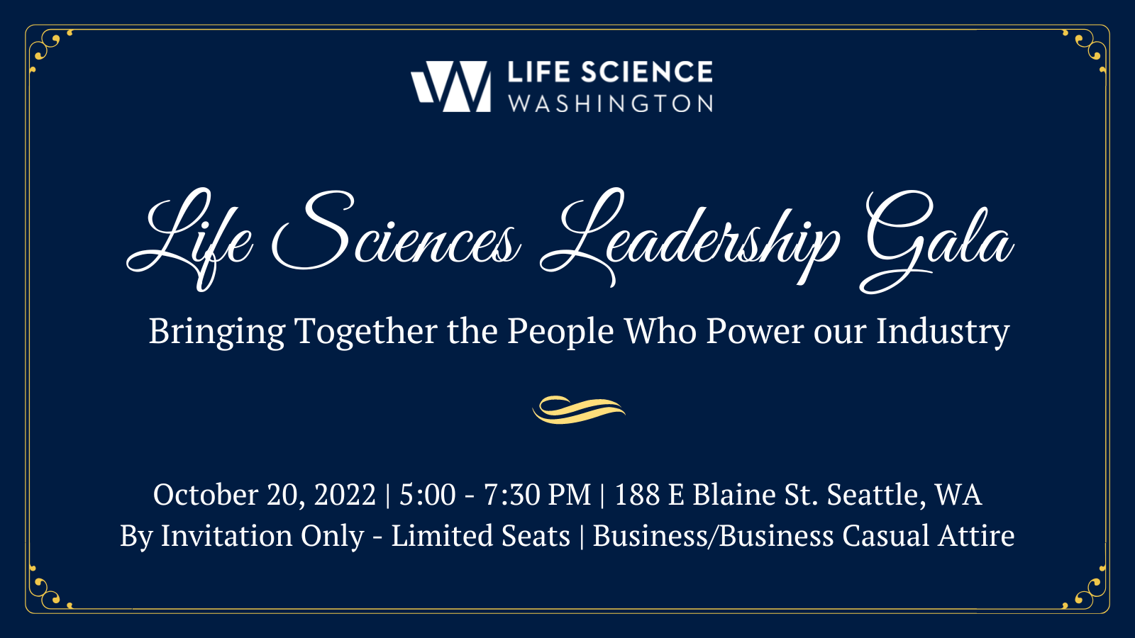 Life Sciences Leadership Gala Life Science Washington