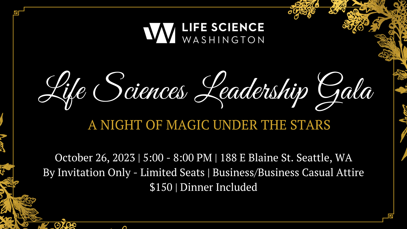 Life Sciences Leadership Gala 2023 Life Science Washington